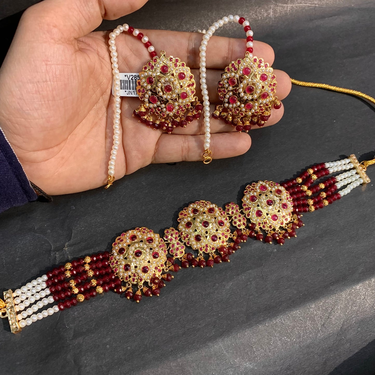 Jadau choker set 7886889