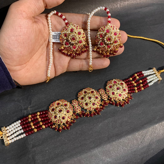 Jadau choker set 7886889