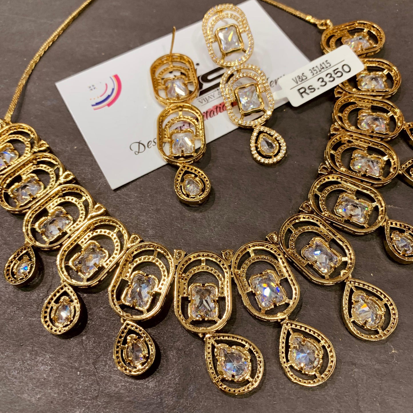 Zircon Necklace set 345242