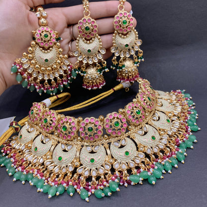 Kundan Necklace Set 567742