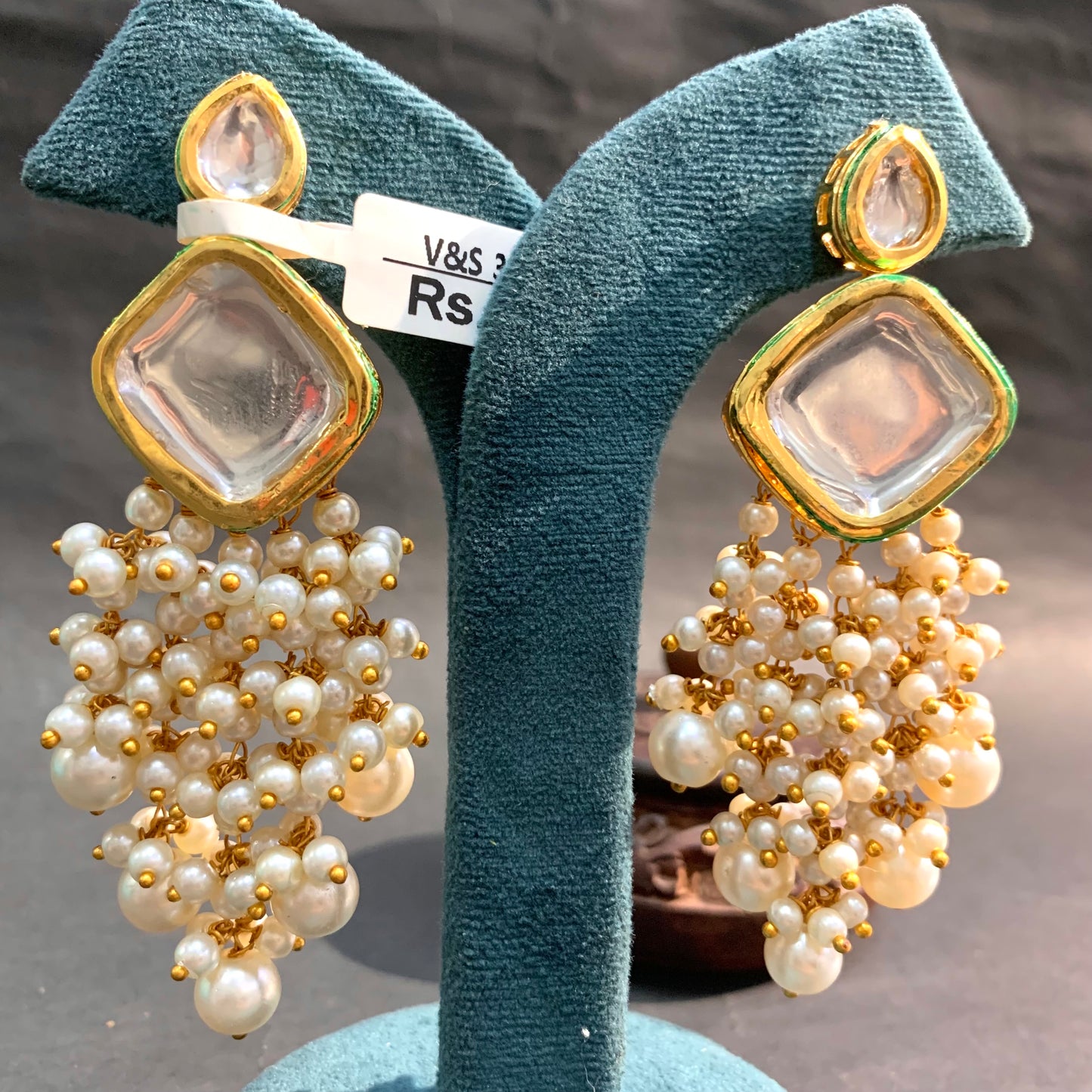 Kundan Earrings 424556