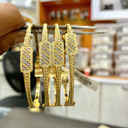 Gold Plated Bangles 674343