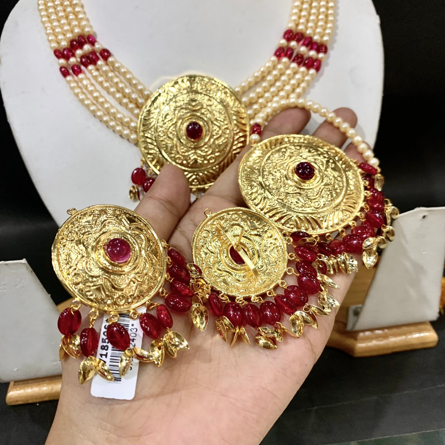 Jadau Necklace Set 676545