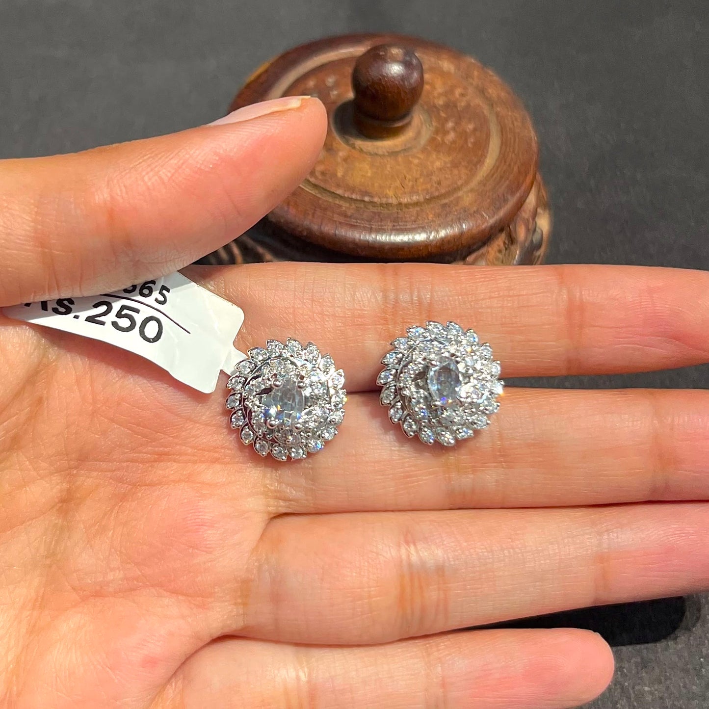 Zircon Earrings 74058