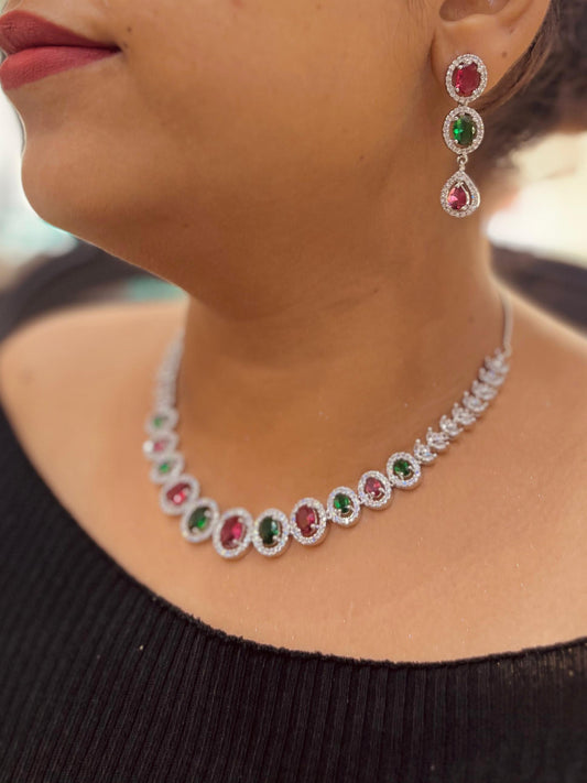 Zircon Necklace Set 5778727