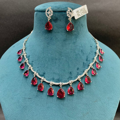 Zircon Necklace Set 478400