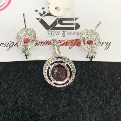 Zircon Pendant Sets 456321