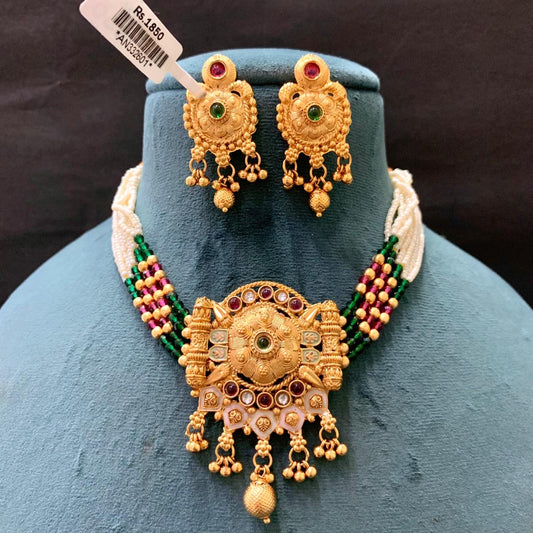 Antique Necklace Set 34323