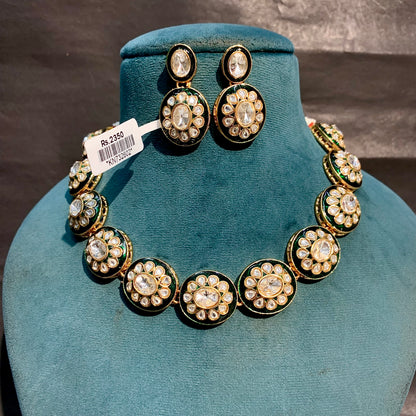 Kundan Necklace Set 862073