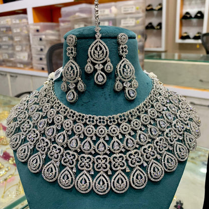 Diamond necklace 456496 - Vijay & Sons