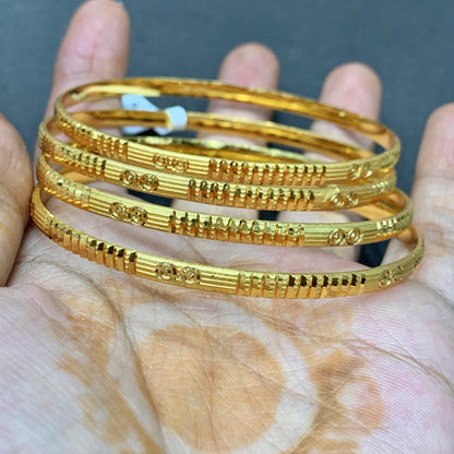 Gold Plated Bangles 67457444