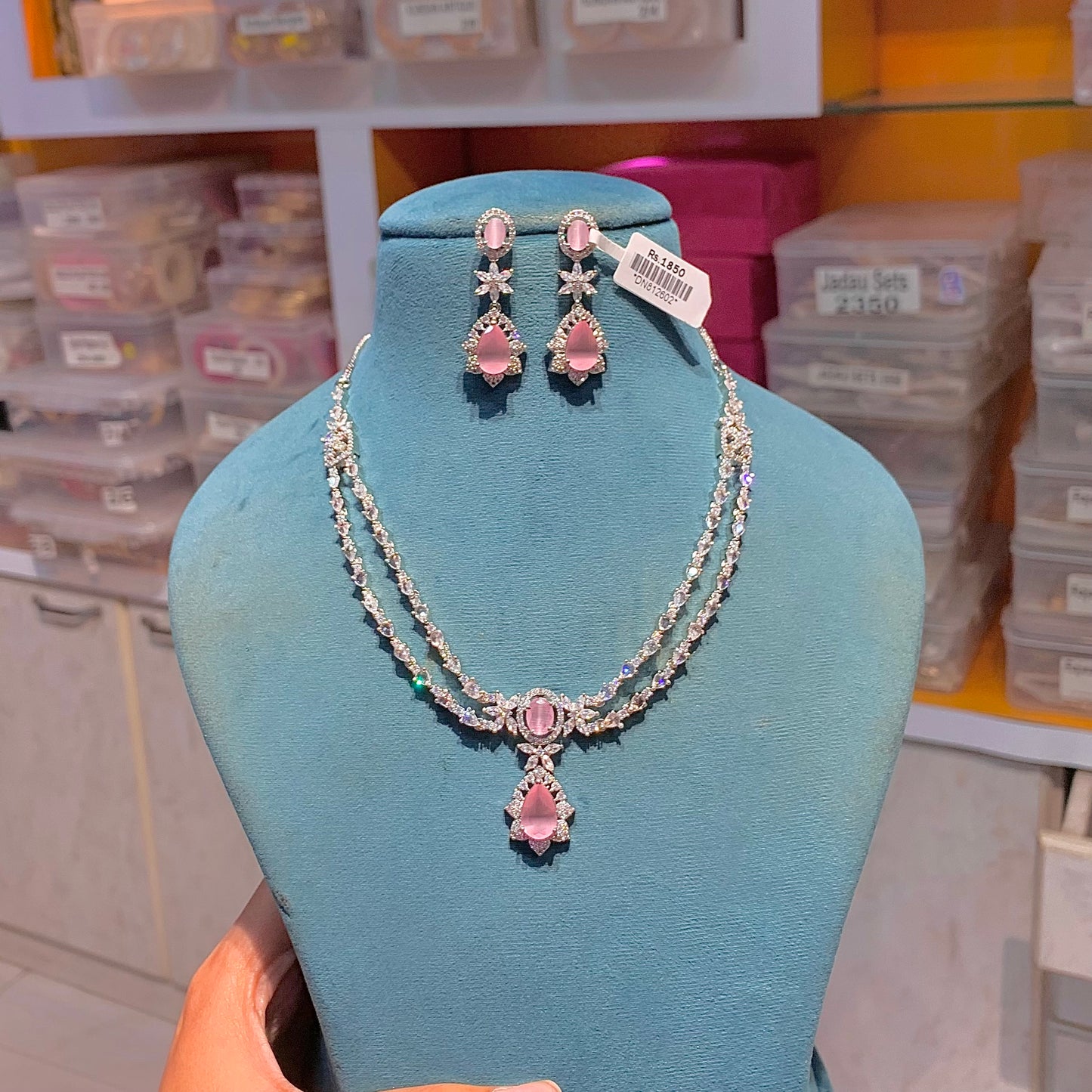 Zircon Necklace Set 829297