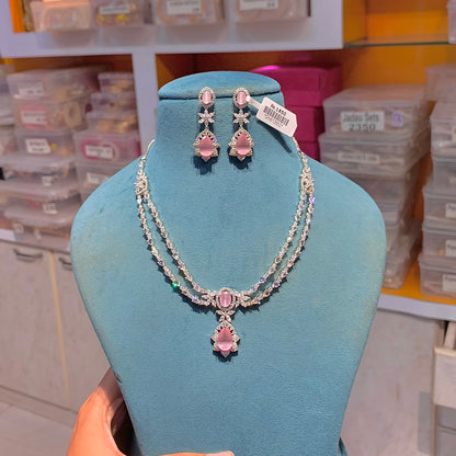 Zircon Necklace Set 829297