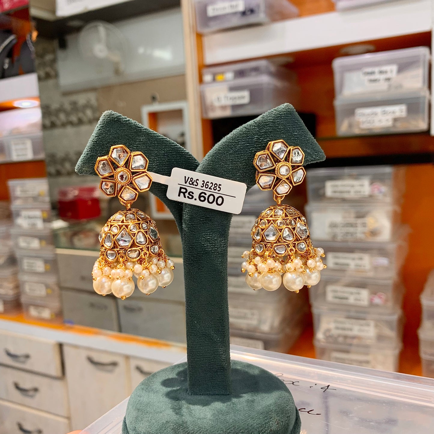 Kundan Earrings 524567