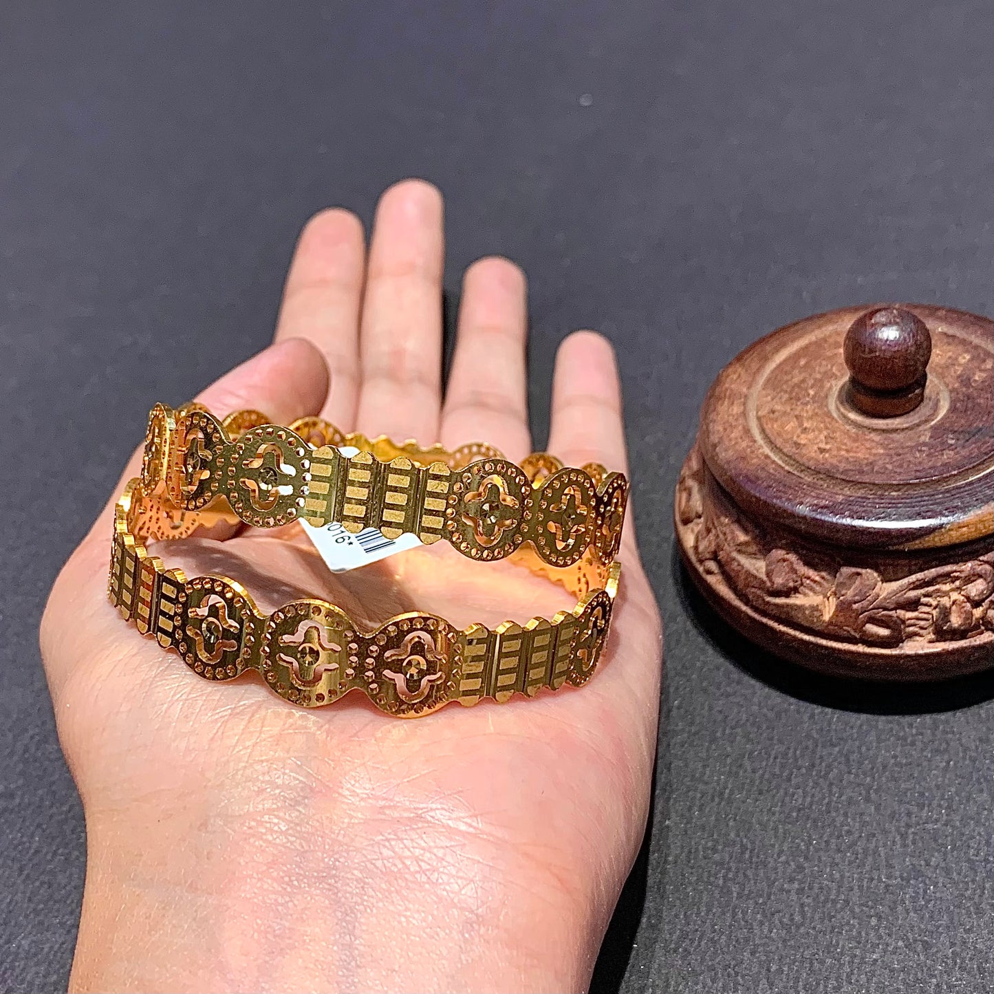 Gold Plated Bangles 445451662