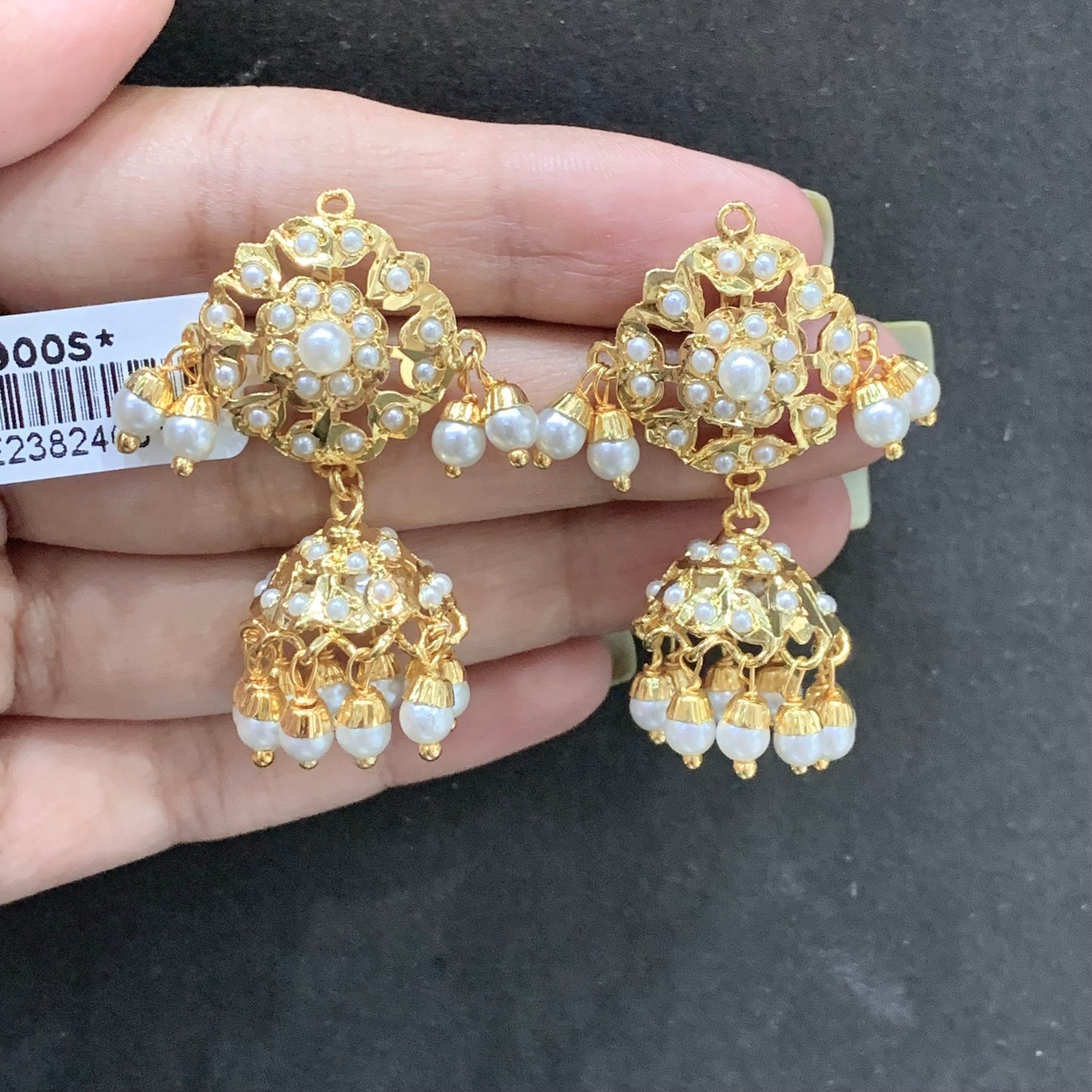 Jadau earrings 345785