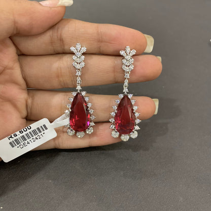 Zircon Earrings 45321