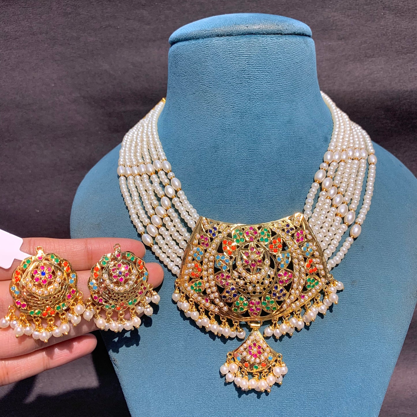 Jadau Necklaces Set 63746
