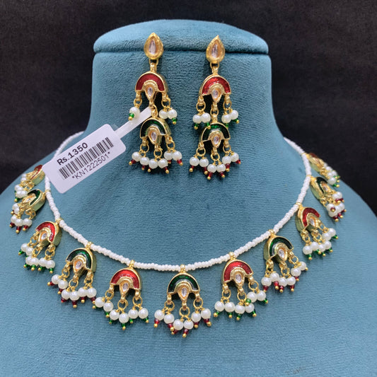 kundan necklace  826702