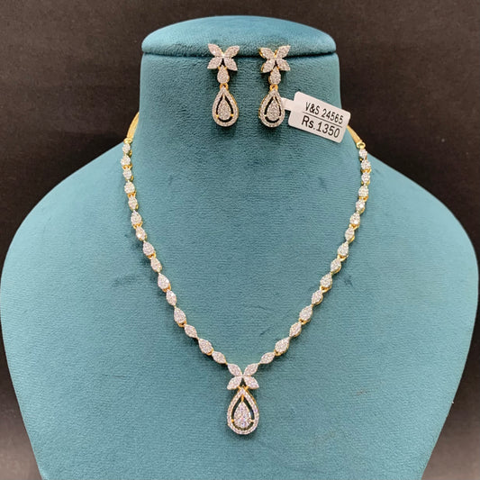 Zircon Necklace Set 23415