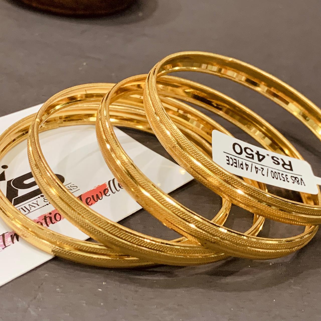 Gold Plated Bangles 526625
