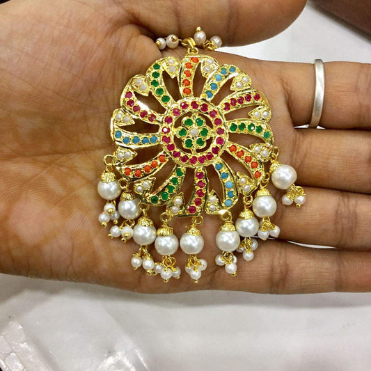 Jadau tikka 478756 - Vijay & Sons