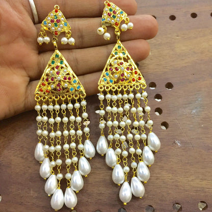 Jadau Earrings 46546
