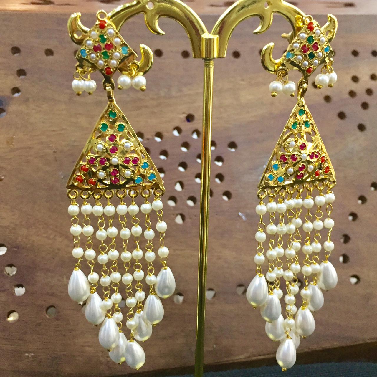 Jadau Earrings 46546