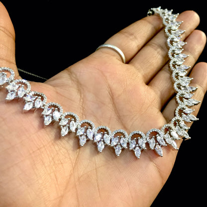 Diamond necklace set 6442