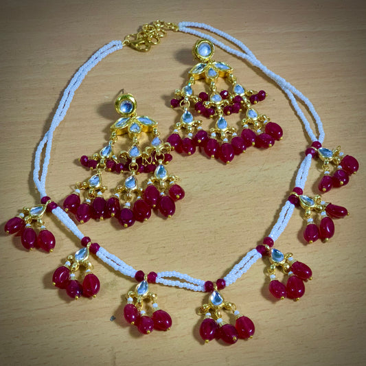 Kundan necklace set 52773763