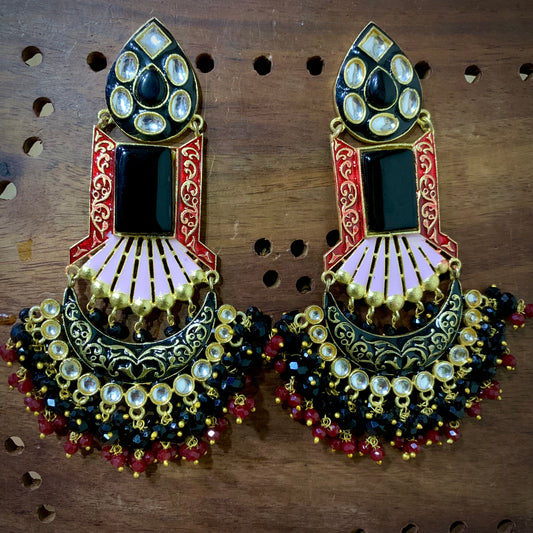 Kundan Earrings 294010