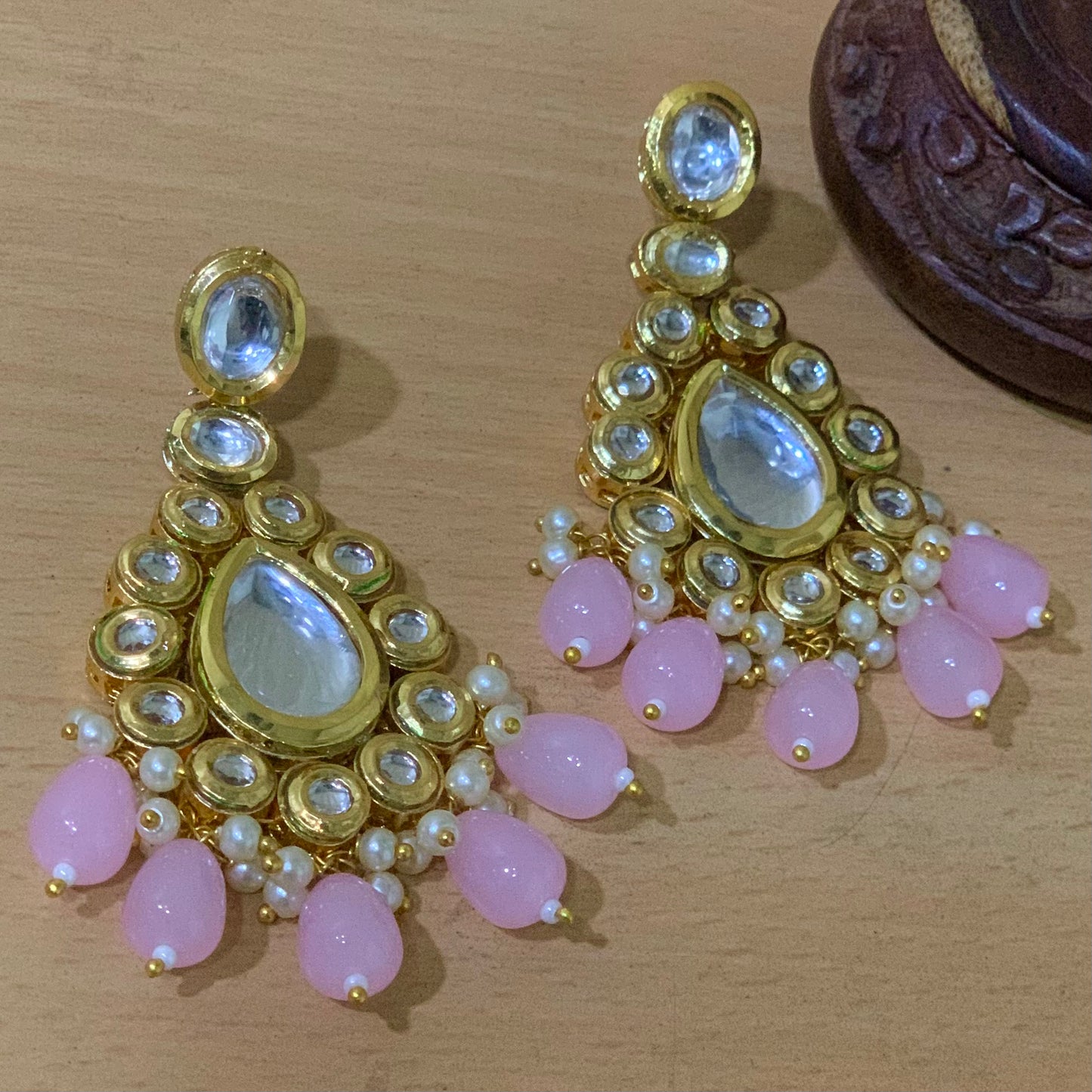 Kundan earrings 467656