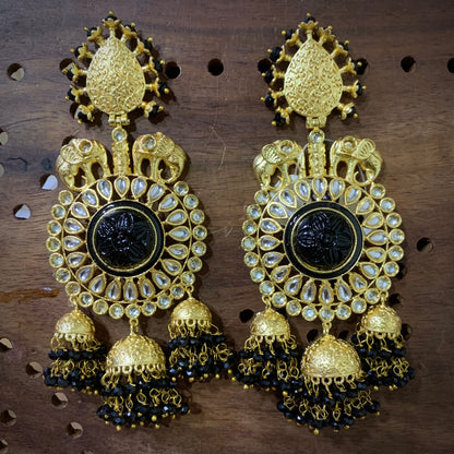 Kundan Earrings 3556