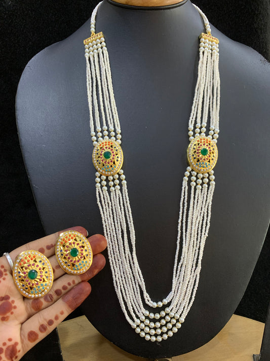 Jadau Rani Haar 546556 - Vijay & Sons