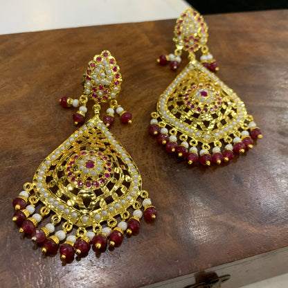 Jadau Earrings 47557