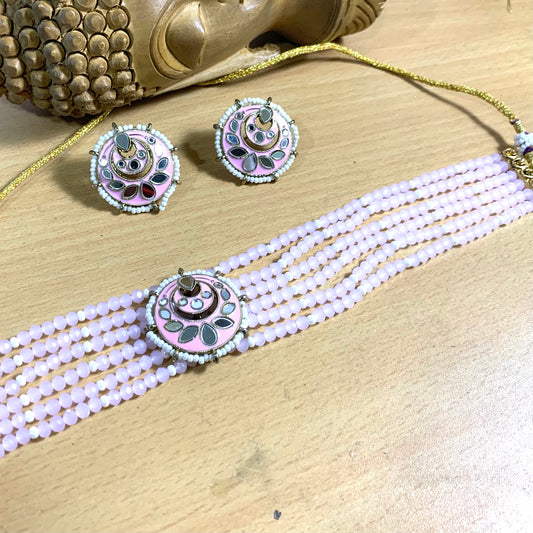 Kundan necklace set 46727778 - Vijay & Sons