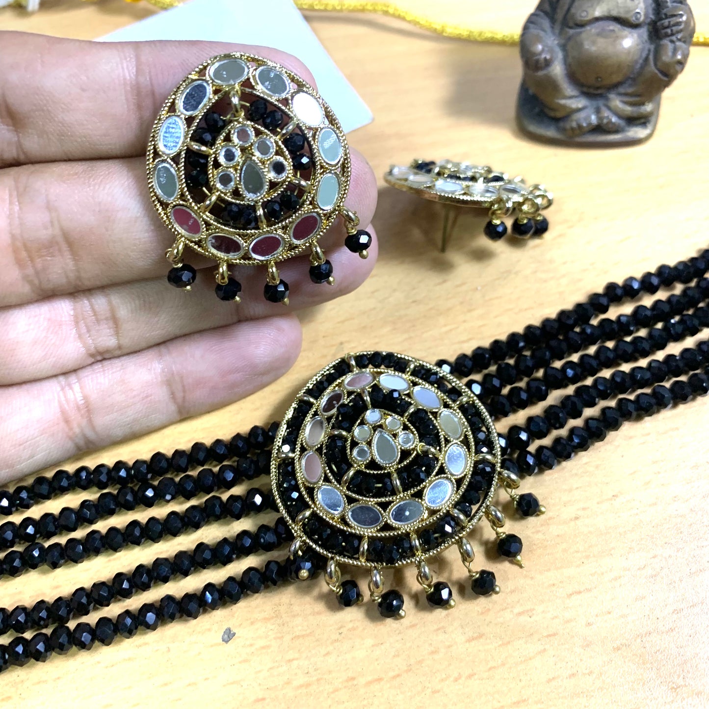 Kundan necklace set 46788468