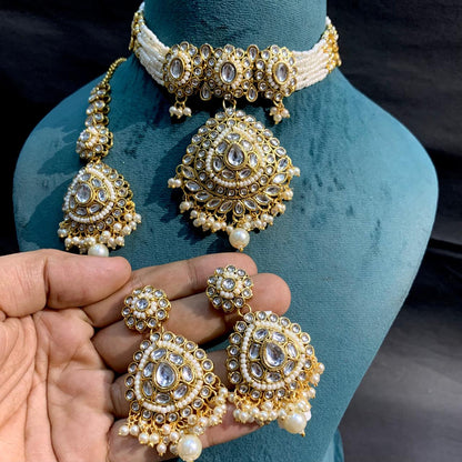 Kundan Necklace Set 97862
