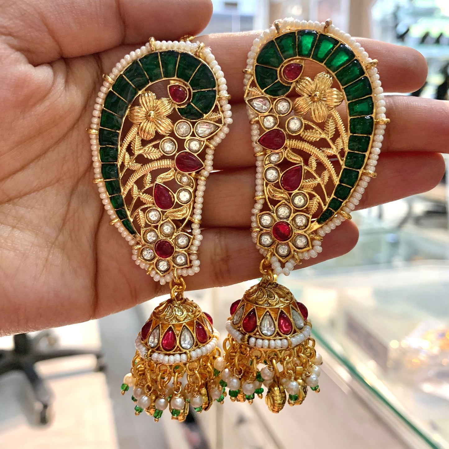 Kundan Earrings 38367