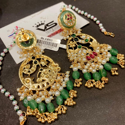 Kundan earrings 9862