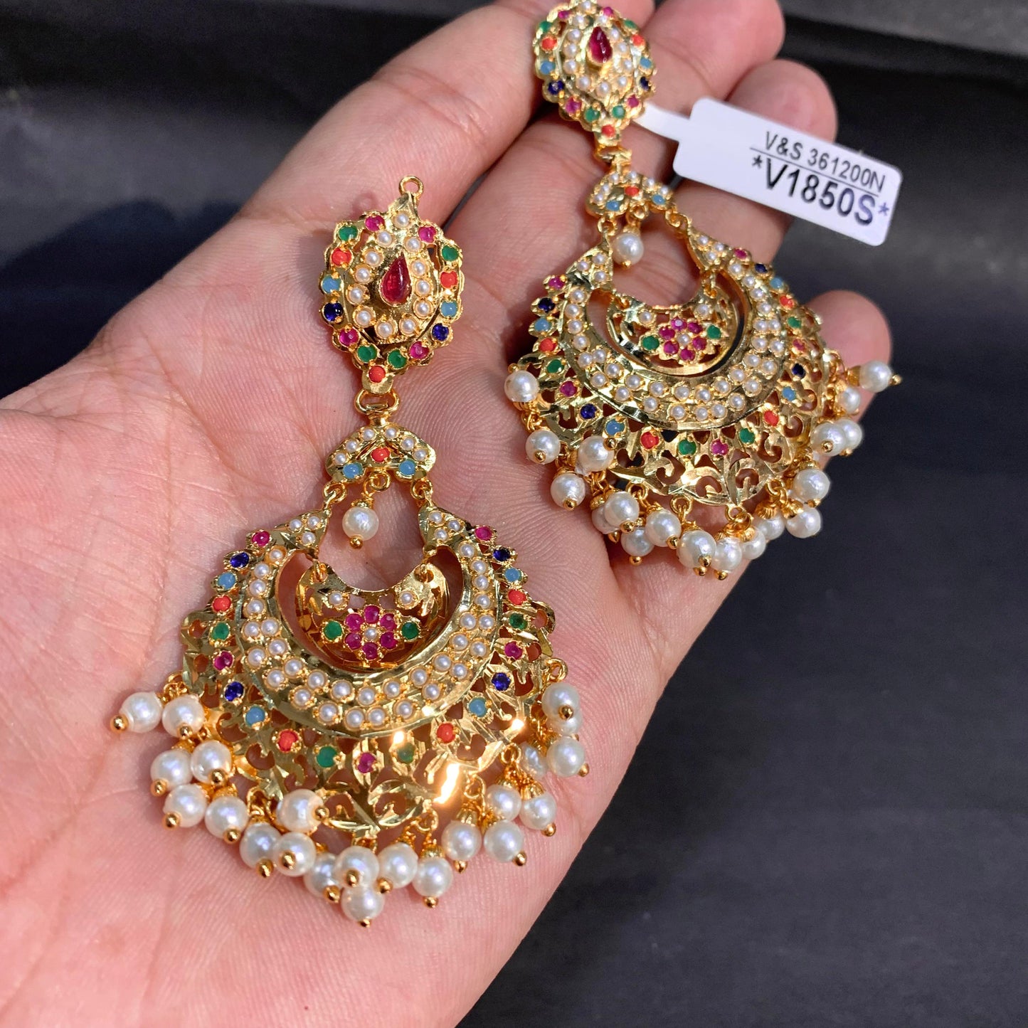 Jadau Earrings 92738
