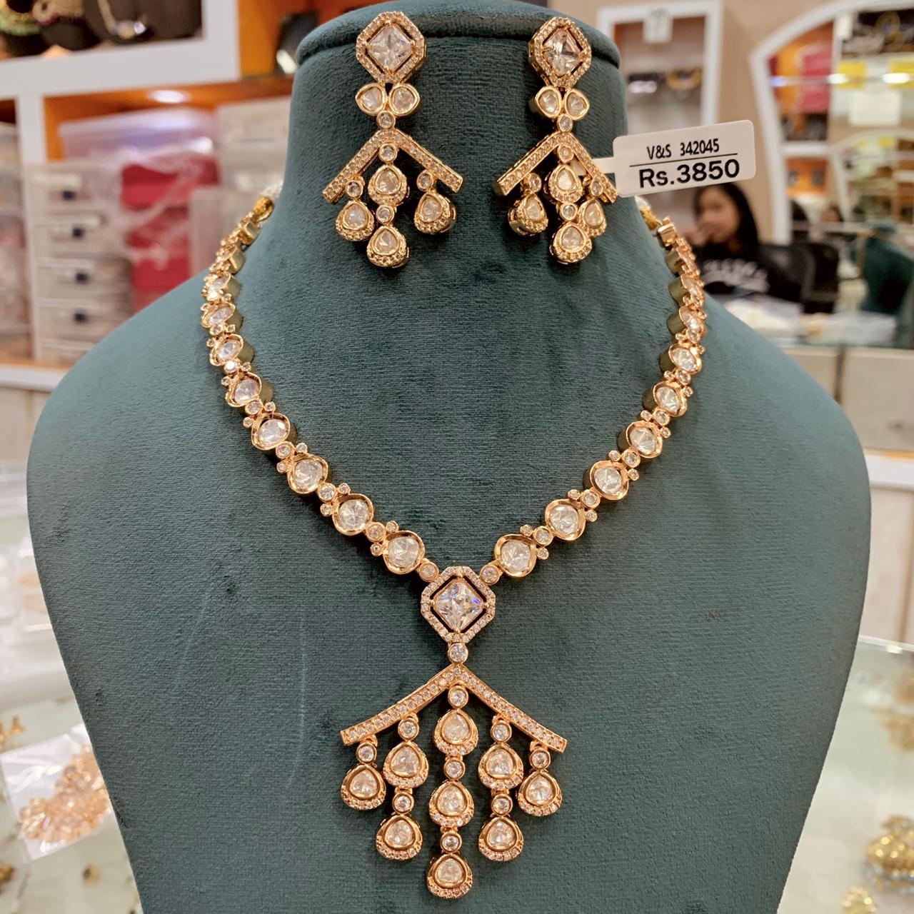 Kundan Necklace Set 7529
