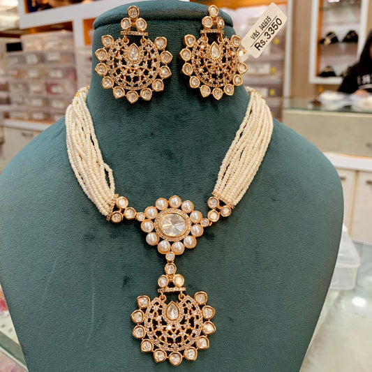 Kundan Necklace Set 92727