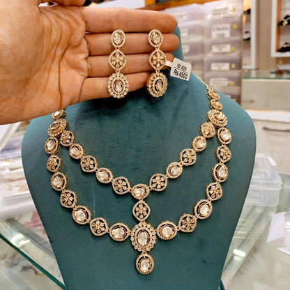 Kundan Necklace Set 93883