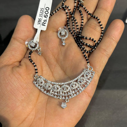 Zircon mangalsutra 79807