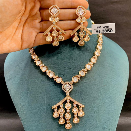 Kundan Necklace Set 7529