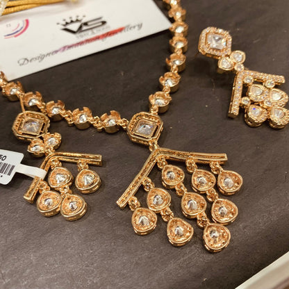 Kundan Necklace Set 7529