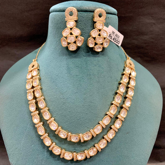 Kundan Necklace Set 93820