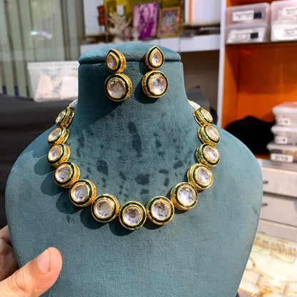 Kundan Necklace Set 57296