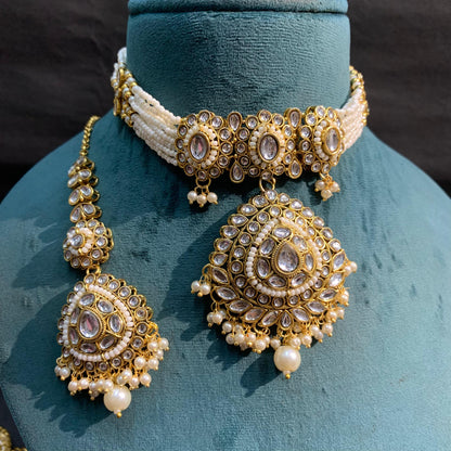 Kundan Necklace Set 97862